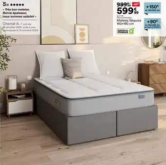 BUT Matelas Séquoia offre