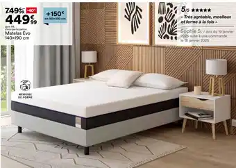 BUT Matelas Evo offre