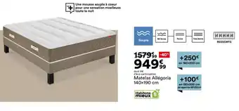 BUT Matelas Allégoria offre
