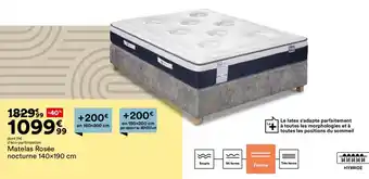 BUT Matelas Rosée nocturne offre