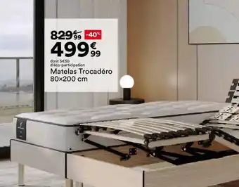 BUT Matelas Trocadéro offre