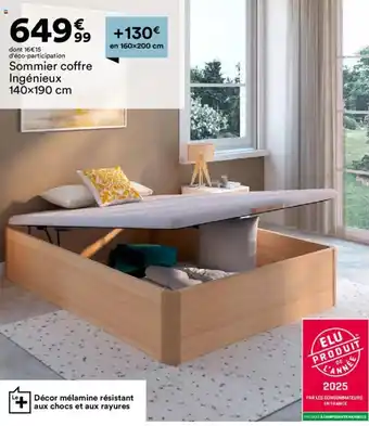 BUT Sommier coffre Ingénieux offre