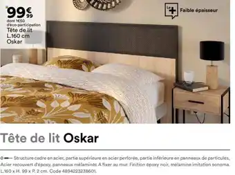 BUT Tête de lit Oskar offre