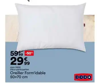 BUT DODO Oreiller Form'idable offre