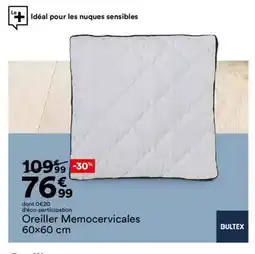 BUT Oreiller Memocervicales offre