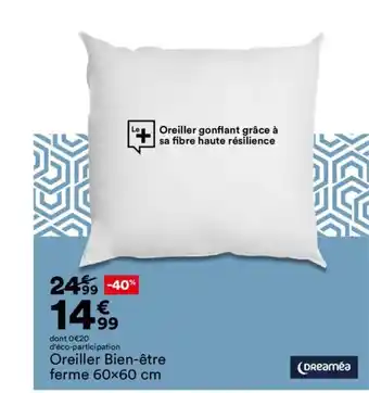 BUT Oreiller Bien-être ferme offre