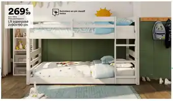 BUT Lit superposé offre