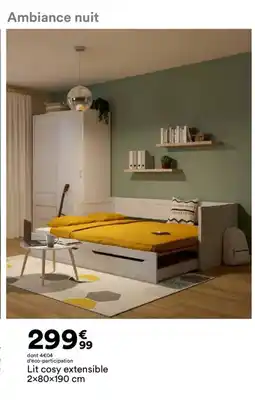 BUT Lit cosy extensible offre