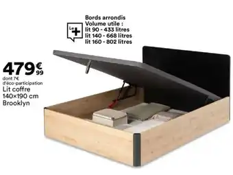 BUT Lit coffre Brooklyn offre