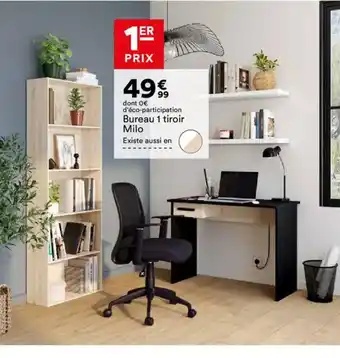 BUT Bureau 1 tiroir Milo offre