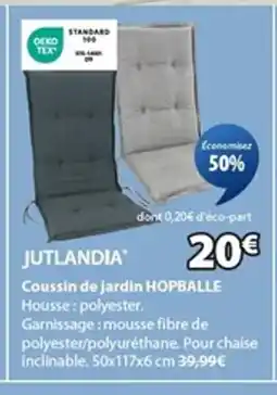 JYSK HOPBALLE Coussin de jardin offre