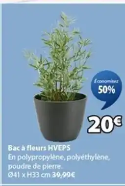 JYSK HVEPS Bac à fleurs offre