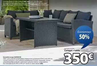 JYSK AGERMOSE Ensemble lounge offre