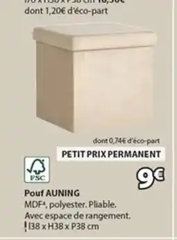 JYSK AUNING Pouf offre