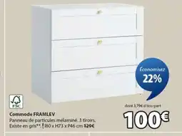 JYSK FRAMLEV Commode offre