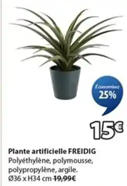 JYSK FREIDIG Plante artificielle offre