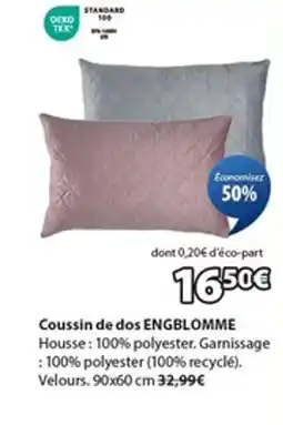 JYSK ENGBLOMME Coussin de dos offre