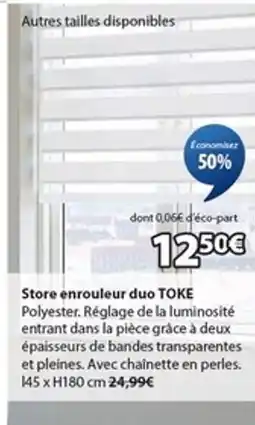 JYSK TOKE Store enrouleur duo offre