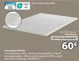 JYSK VINGAN Surmatelas offre