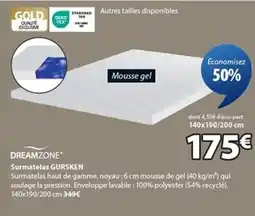JYSK GURSKEN Surmatelas offre