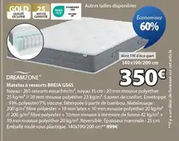 JYSK BREJA GS65 Matelas à ressorts offre