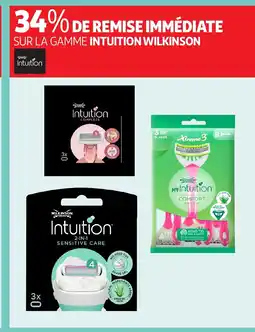 Auchan INTUITION WILKINSON Sur la gamme offre