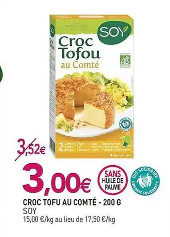 Croc Tofu Au Comte-200 G