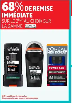 Auchan L'ORÉAL MEN EXPERT la gamme offre
