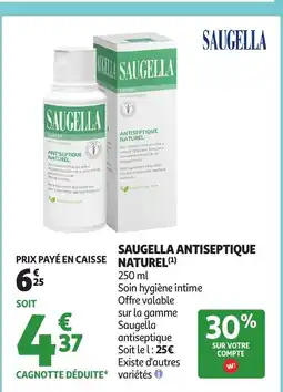 Auchan SAUGELLA Antiseptique naturel offre