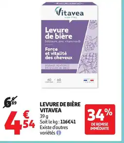 Auchan VITAVEA Levure de bière offre