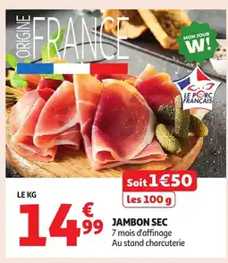 Auchan Jambon sec offre