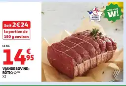 Auchan Viande bovine rôti offre