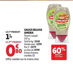Auchan AMORA Sauce deluxe offre