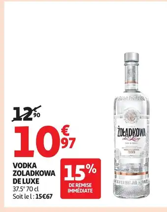 Auchan Vodka zoladkowa de luxe offre