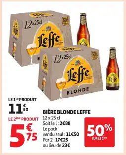Auchan LEFFE Bière blonde offre