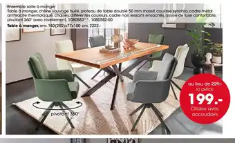 Möbel Martin Chaise avec accoudoirs offre
