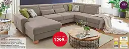 Möbel Martin Canapé Tissu gris offre