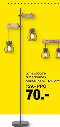 Möbel Martin Lampadaire à 2 flammes offre