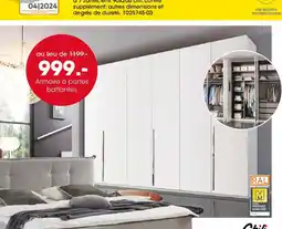 Möbel Martin Armoire à portes battantes offre
