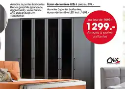 Möbel Martin Armoire à portes battantes offre