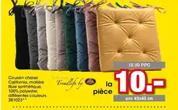 Möbel Martin Coussin chaise California offre