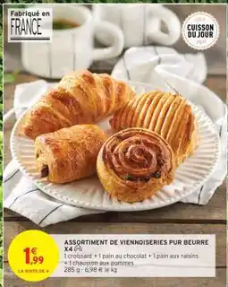 Intermarché Assortiment de Viennoiseries Pur Beurre offre