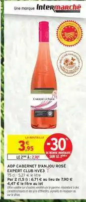 Intermarché AOP CABERNET D'ANJOU ROSÉ EXPERT CLUB HVE 3 offre
