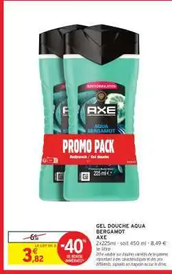 Intermarché GEL DOUCHE AQUA BERGAMOT offre