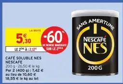 Intermarché Café Soluble Nes Nescafé offre