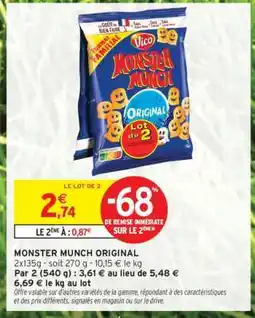 Intermarché Monster Munch original offre