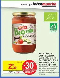 Intermarché RATATOUILLE SAINT ÉLOI BIO offre
