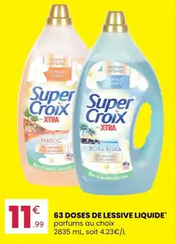 Stokomani SUPER CROIX 63 doses de lessive liquide offre