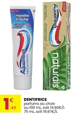 Stokomani AQUAFRESH Dentifrice offre