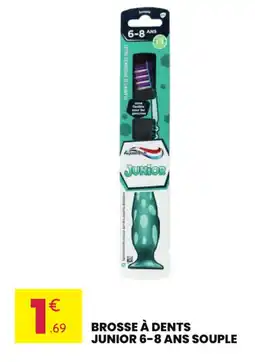 Stokomani Brosse à dents junior 6-8 ans souple offre